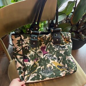 Anthropologie Lucky Penny Bird Tote
